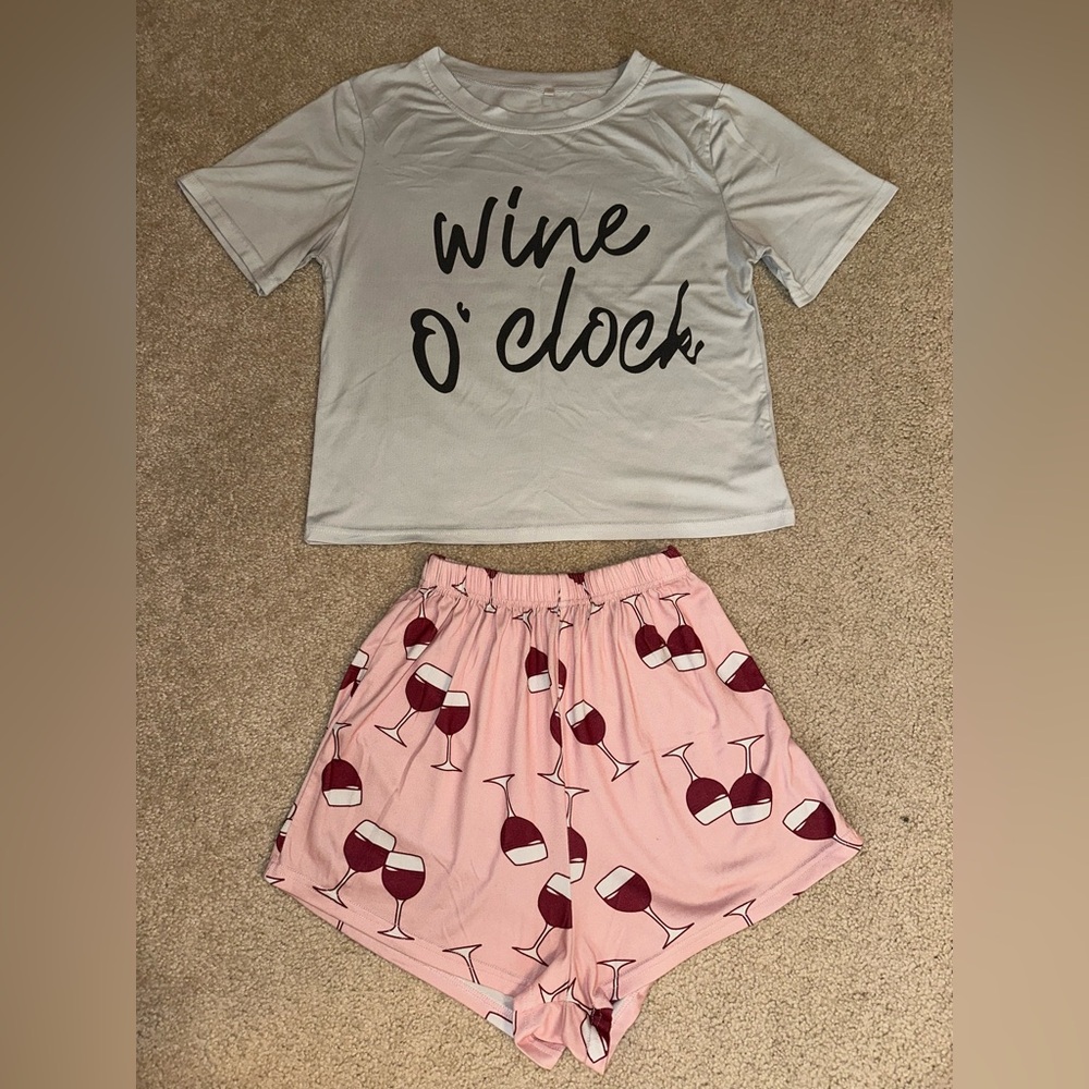 Wine O'Clock Pajama Set
